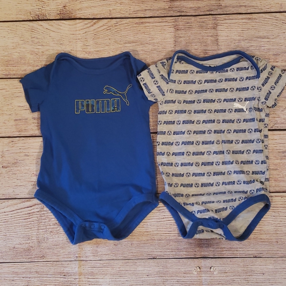 Puma baby boy onesies